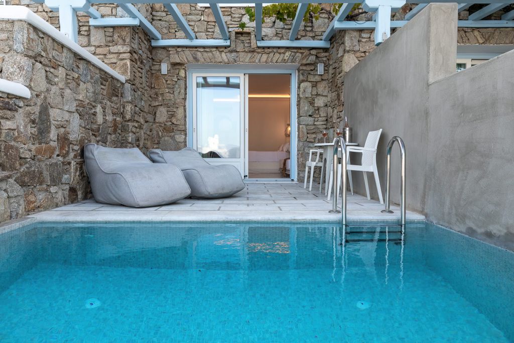 Premium Aegean Room with Private Pool and Garden View