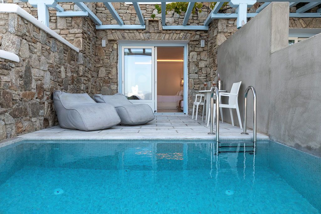 Signature Aegean Room with Private Pool and Sea View